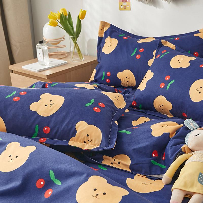 Cherry Teddy Bears Bedding Set