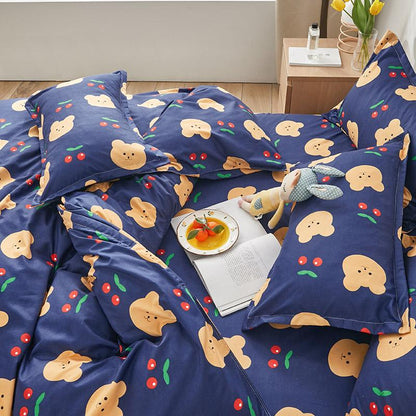 Cherry Teddy Bears Bedding Set