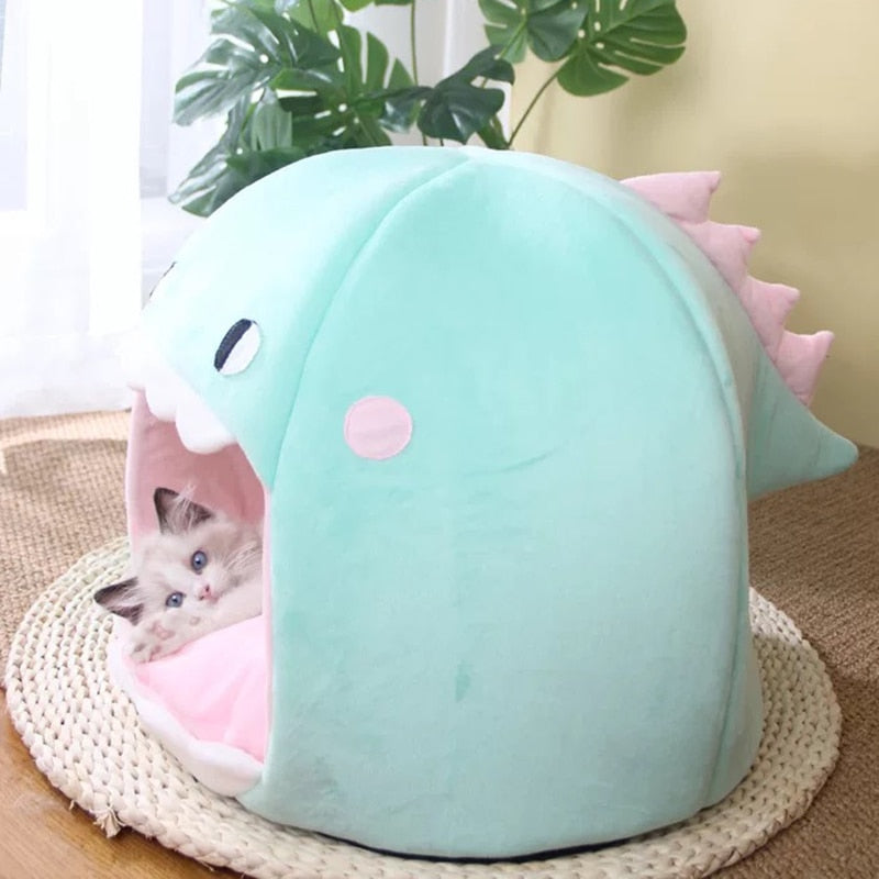 Chonky Kawaii Dinosaur Cave Cat Dog Bed