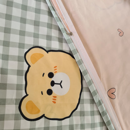 Cute Bear Print Bedding Set