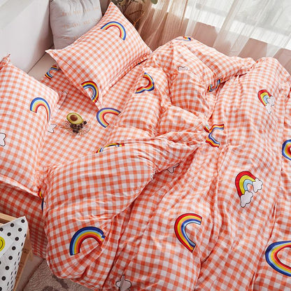 Cute Colorful Rainbow Bedding Set