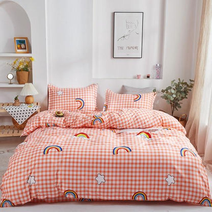 Cute Colorful Rainbow Bedding Set