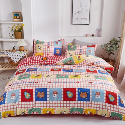 Cute Colorful Rainbow Bedding Set