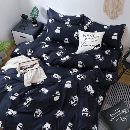 Cute Panda Bedding Set