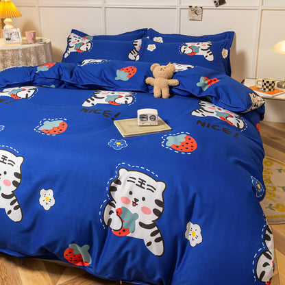 Cute Strawberry Animal Heart Bedding Set