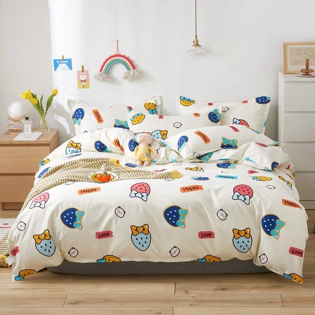 I Love Strawberry Bedding Set