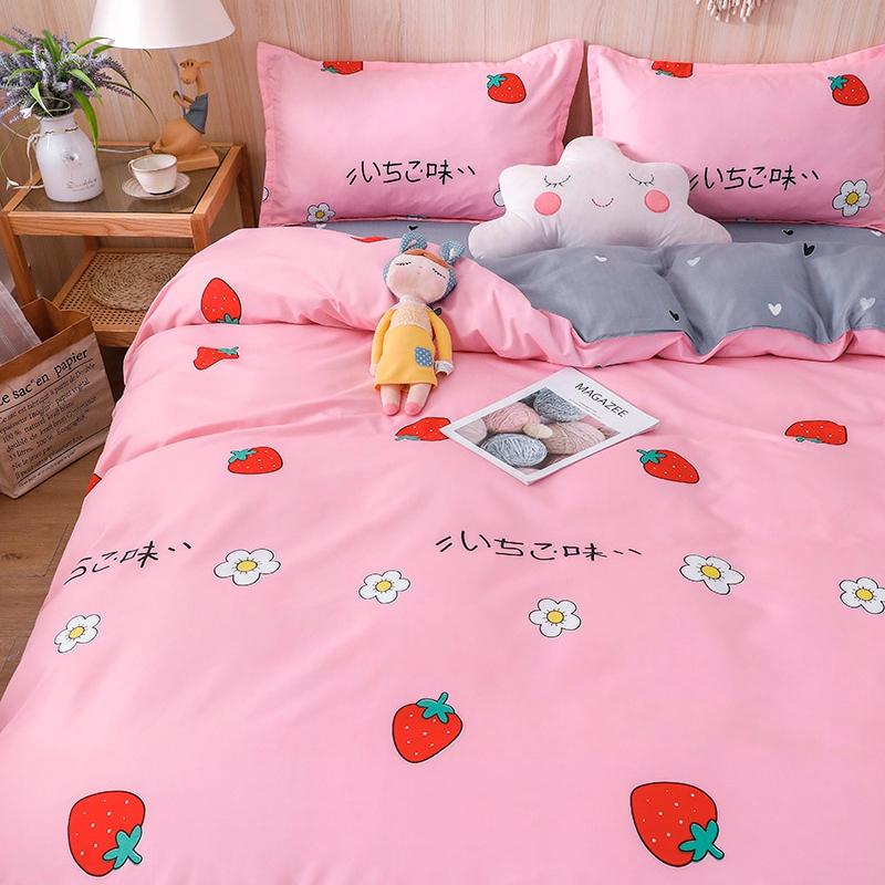 Japanese Strawberry Flavour Bedding Set