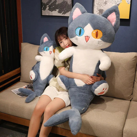 Kawaii Half Dolphin Half Cat Plushie