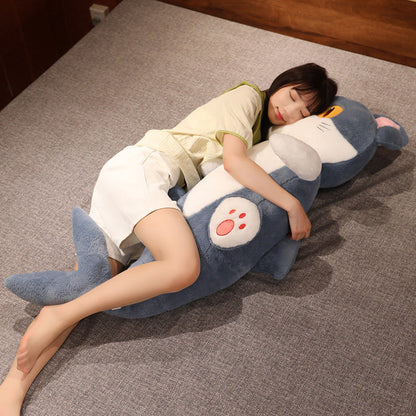 Kawaii Half Dolphin Half Cat Plushie