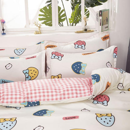 Kawaii Sweet Strawberry Bedding Set