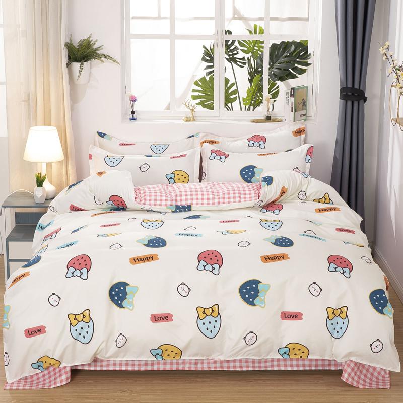 Kawaii Sweet Strawberry Bedding Set