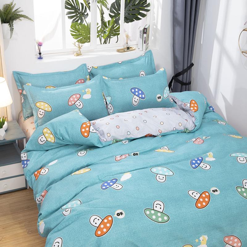 Kawaiies Cute Mushrooms Bedding Set