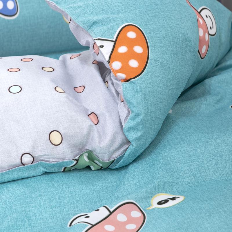 Kawaiies Cute Mushrooms Bedding Set