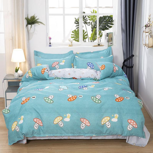 Kawaiies Cute Mushrooms Bedding Set