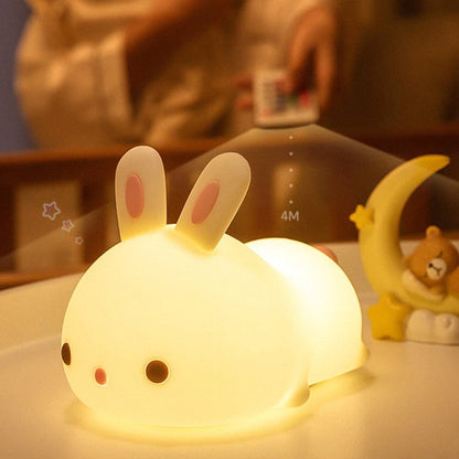 Laying Cat & Bunny LED Night Light