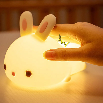 Laying Cat & Bunny LED Night Light