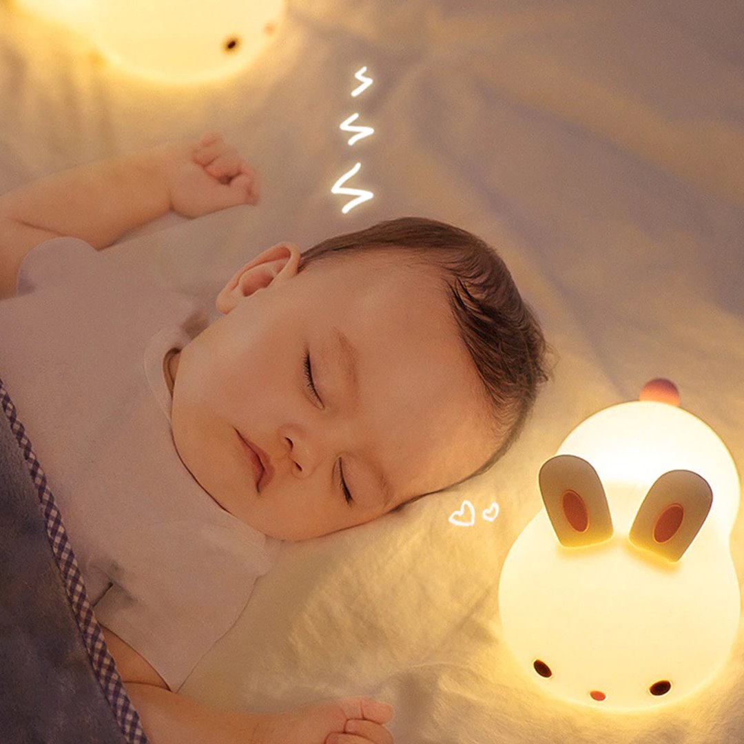 Laying Cat & Bunny LED Night Light