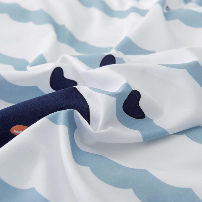 Light & Dark Whale Print Bedding Set