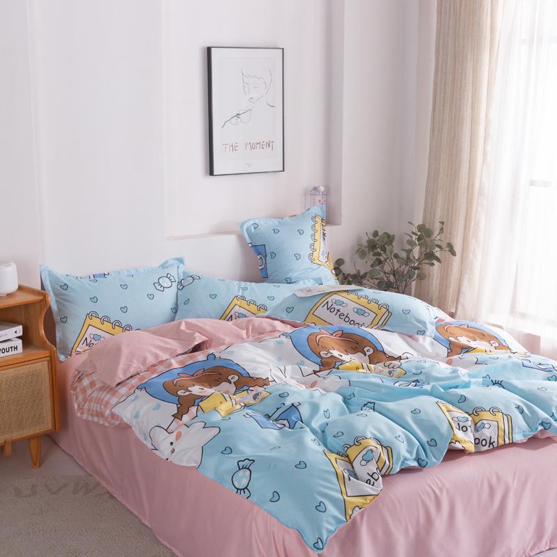 Notebook Girl Bedding Set