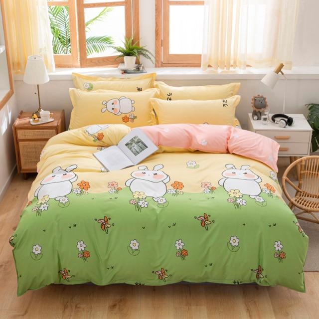 Plumpy Cute Rabbit Bedding Set