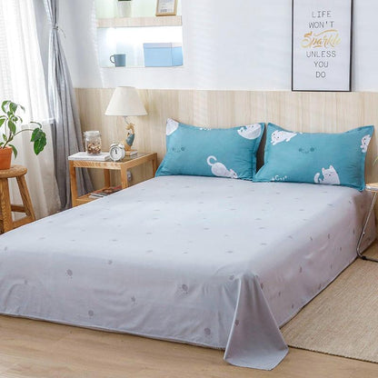 Purretty Cute Cat Blue Bedding Sets