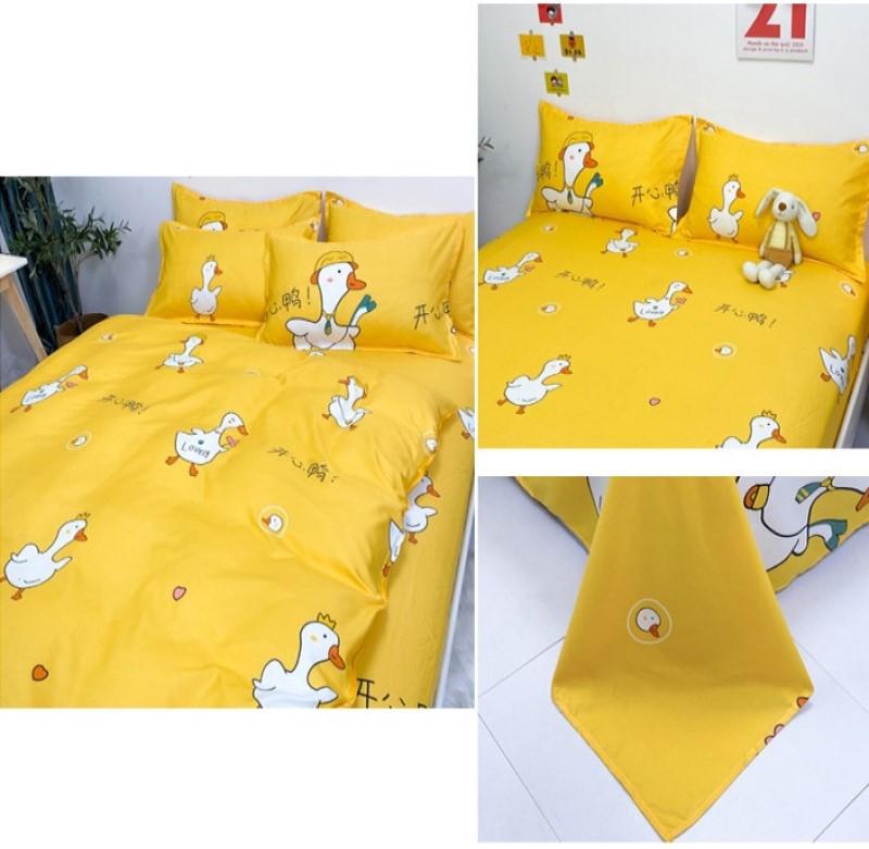 Sora the Swan Yellow Bedding Set