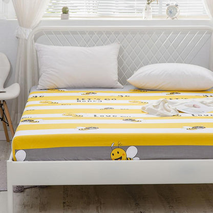 Sweet Honey Bees Fitted Bedsheet