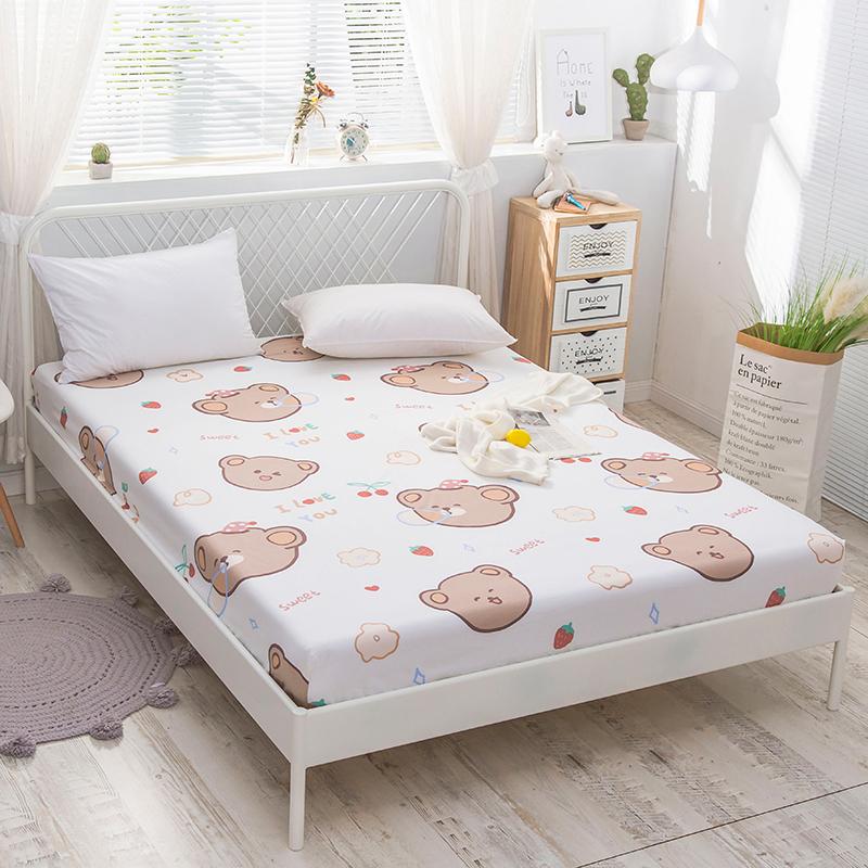 Sweet Teddy Bears Fitted Bedsheet