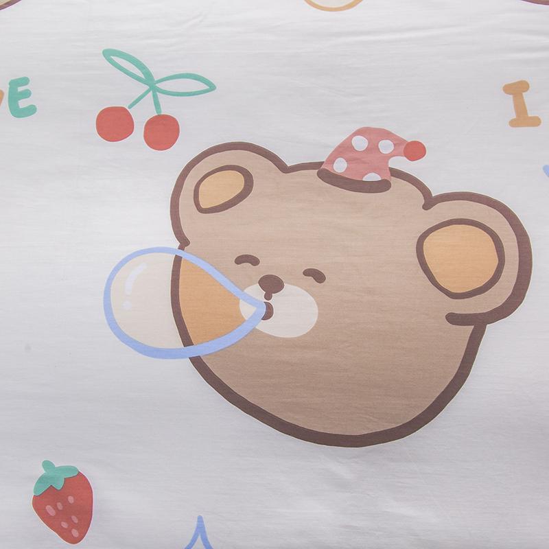 Sweet Teddy Bears Fitted Bedsheet