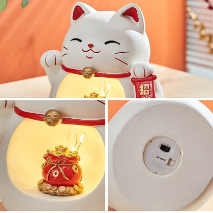 Lucky Cat Maneki Neko Light