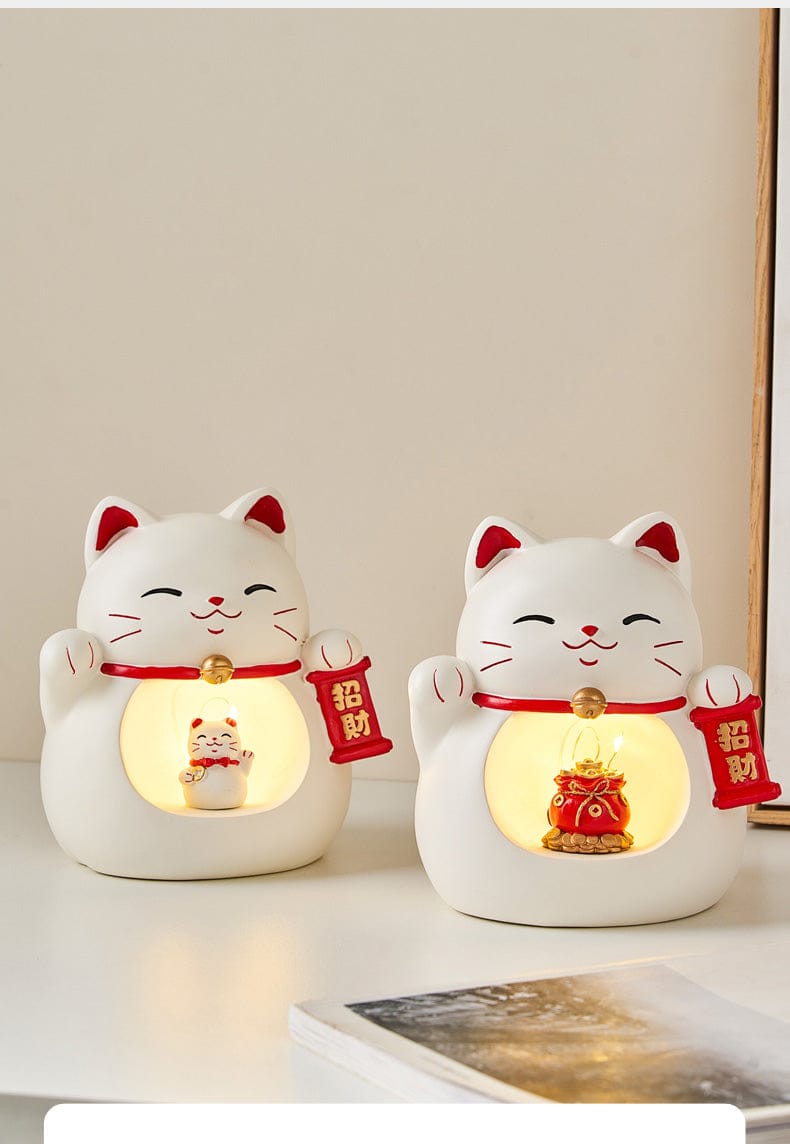 Lucky Cat Maneki Neko Light