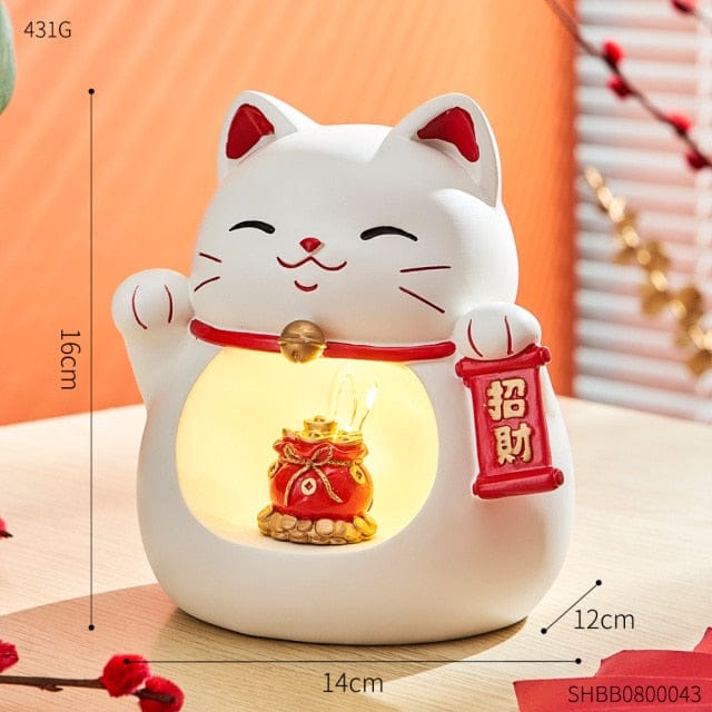 Lucky Cat Maneki Neko Light