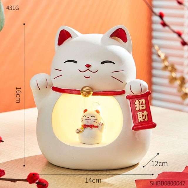 Lucky Cat Maneki Neko Light