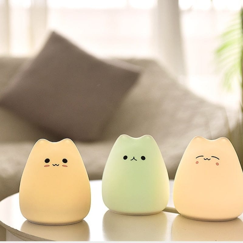 Touch LED Kawaii Cat Night Light Desk Lamp