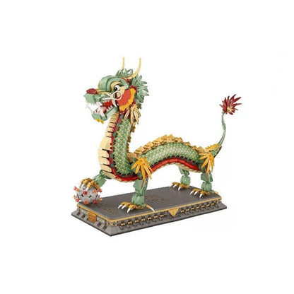 Chinese Dragon Statue Nano Building Sets | NEW