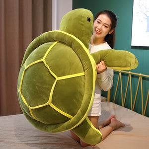 Huggable Sea Turtle Stuffed Animal Pillow Plushie - Available in 3 Sizes