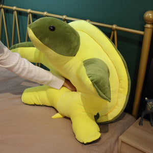 Huggable Sea Turtle Stuffed Animal Pillow Plushie - Available in 3 Sizes