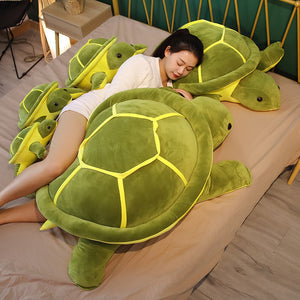 Huggable Sea Turtle Stuffed Animal Pillow Plushie - Available in 3 Sizes