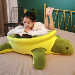 Huggable Sea Turtle Stuffed Animal Pillow Plushie - Available in 3 Sizes