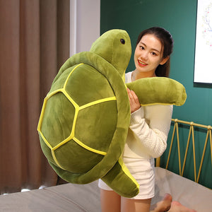 Huggable Sea Turtle Stuffed Animal Pillow Plushie - Available in 3 Sizes