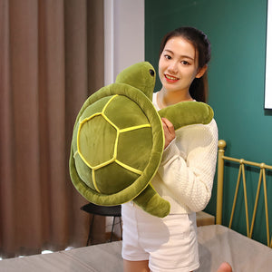 Huggable Sea Turtle Stuffed Animal Pillow Plushie - Available in 3 Sizes