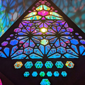 Bohemian-Inspired Color-Changing Projection Lamp