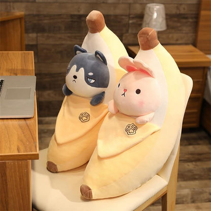 Discover the Fun and Kawaii Stuffed Animal Plushies Hiding in Bananas