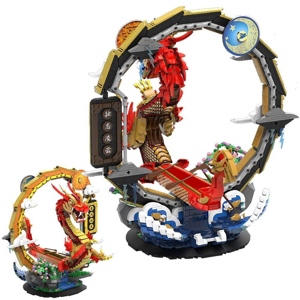 Chinese Festival Dragon Boat Building Blocks Set