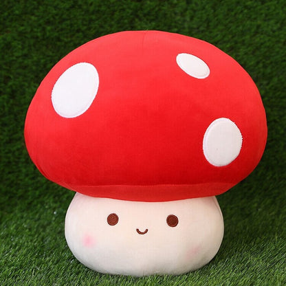 Plushie Mushroom Family Kawaii Red Brown White | NEW