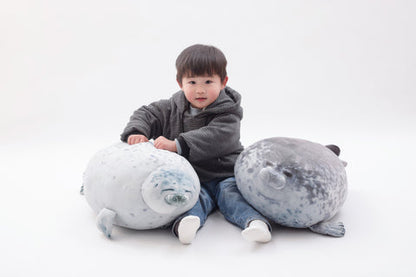 Lovable Lazy Chubby Seal Plushie