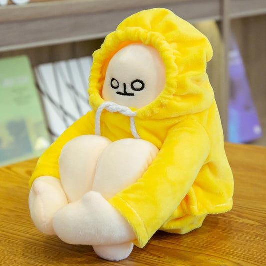 Cute Moody Banana Plushie