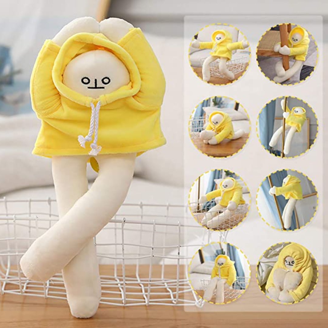 Cute Moody Banana Plushie