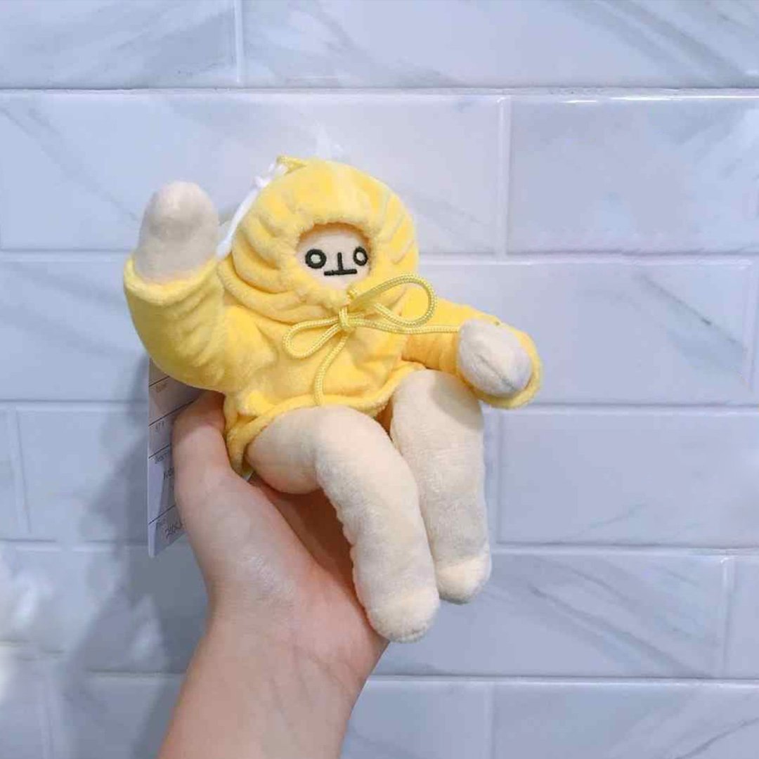 Cute Moody Banana Plushie