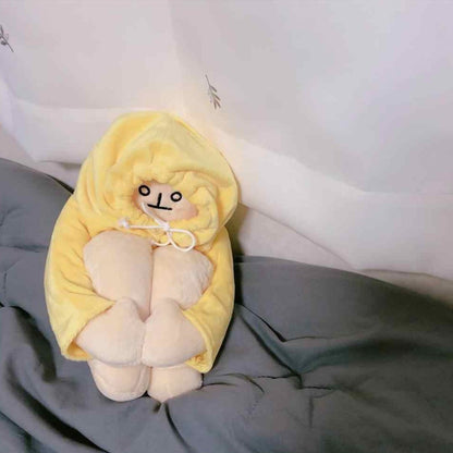 Cute Moody Banana Plushie